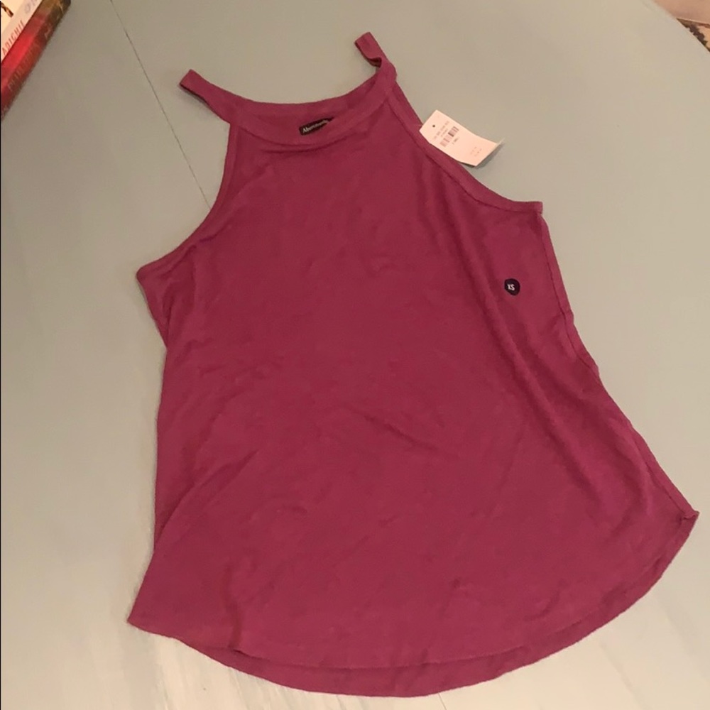 High Neck Tank Top by Abercrombie and Fitch
